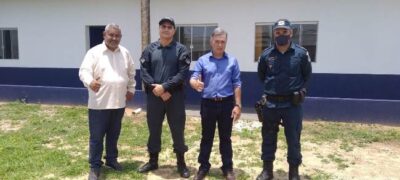 Vereador Hemerson Buiu e secretário de justiça Carlos Videira visitam Policia Civil e Policia Militar