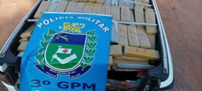 Polícia Militar apreende quase uma tonelada de entorpecente, em Jardim