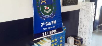 Polícia Militar apreende mais de 2.000 produtos de descaminho, na área do 11º BPM
