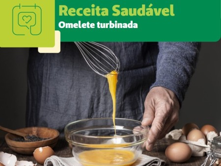 Receita Saudável: omelete turbinada  
