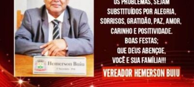 Mensagem de Natal – Vereador Hemerson Buiu