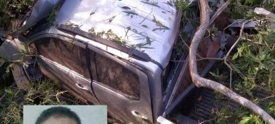 Homem morre em capotamento de caminhonete em Nioaque
