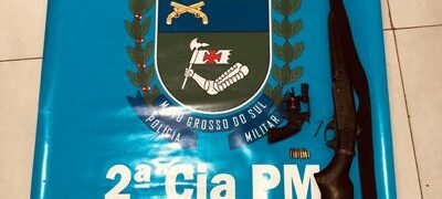 Polícia Militar apreende duas armas de fogo, em Bela Vista
