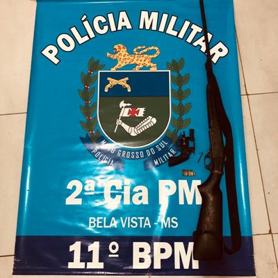 Polícia Militar apreende duas armas de fogo, em Bela Vista