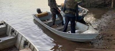 PMA reforça fiscalização no rio Paraguai em abertura do pesque-solte, operação vem sendo desenvolvida na região da foz do rio Apa