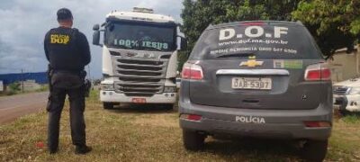 DOF recupera carreta em Dourados após vítimas caírem no golpe da falso frete