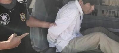 Policia consegue prender um dos acusados do bárbaro crime contra pai e filho; menor segue foragido