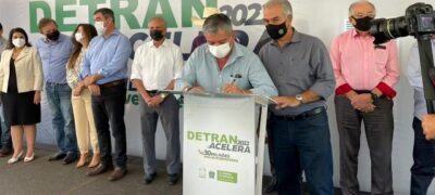 Bela Vista: Ao Lado do Governador, Prefeito Piti Assina Convênio com Detran