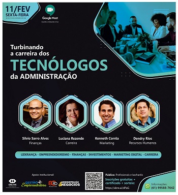Tecnólogos em Administração participam de atualização profissional nesta sexta