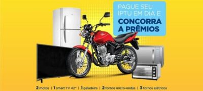 Bela Vista prorroga até 8 de abril pagamento de IPTU em cota única, com 10% de desconto
