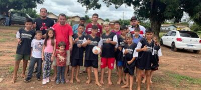 Geferson prestigia domingo de esporte no Novo Serradinho