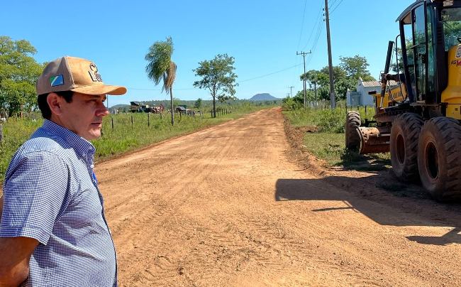 Bela Vista: Secretaria de obras realiza patrolamento das estradas do Assentamento Caracol 