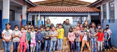 Prefeito Marcelo Pé acompanha início dás aulas em Antônio João