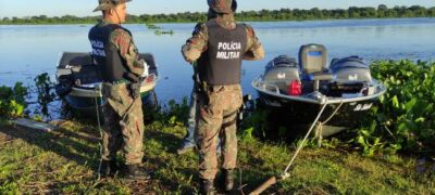 PMA de Porto Murtinho e Campo Grande autuam em R$ 1,4 mil dois infratores por pesca predatória e apreende lancha com motor e os petrechos de pesca ilegais