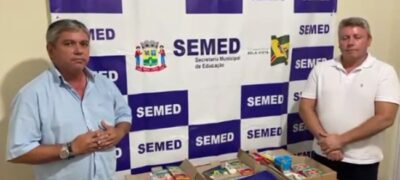Educação recebe kits e prepara a entrega para início das aulas