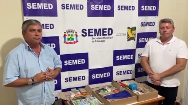 Educação recebe kits e prepara a entrega para início das aulas