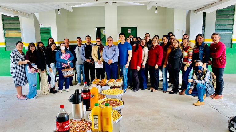 Bela Vista: Polo UAB inicia aula presenciais com café da amanha