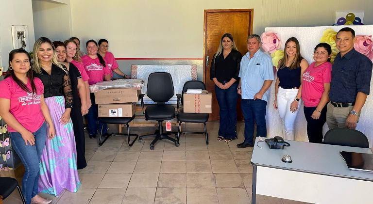 Prefeitura de Bela Vista recebe móveis para sala de Políticas Públicas para as Mulheres