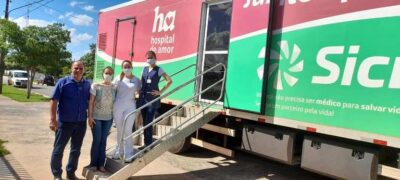 Caracol recebeu atendimento da Carreta do Hospital do Amor de Barretos