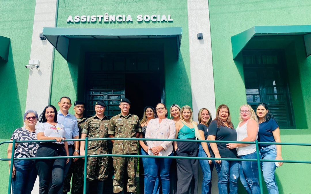 Bela Vista: Assistência Social dá Boas – Vindas ao Novo Comandante do 10° RC MEC