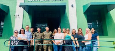 Bela Vista: Assistência Social dá Boas – Vindas ao Novo Comandante do 10° RC MEC