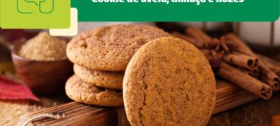 Receita Saudável: cookie de aveia, linhaça e nozes    