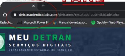 Detran-MS alerta para nova tentativa de golpe com site clonado