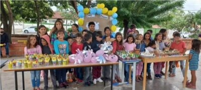 Prefeitura de Caracol realizou confraternização de Páscoa para participantes do Serviço de Convivência e Fortalecimento de Vínculo e do programa Criança Feliz