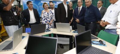 Reinaldo e ministro inauguram 1º laboratório de criatividade do Brasil