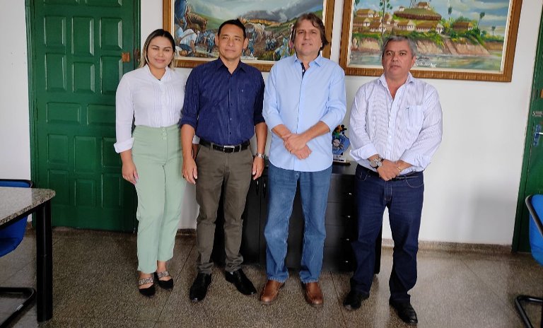 Bela Vista: Prefeito recebe visita de Pedro Caravina, pré-candidato a deputado estadual