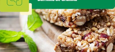 Receita Saudável: barrinha de granola 