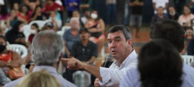 Pré-candidato ao Governo elogiou parcerias com a iniciativa privada para alcançar a universalização