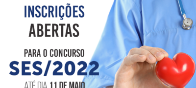 Prazo para inscrições no Concurso Público da Secretaria de Estado de Saúde encerra nesta quarta-feira