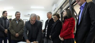 Governador assina convênios para obras em Coronel Sapucaia, Bela Vista e Santa Rita do Pardo