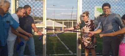 Governo do Estado inaugura arenas esportivas do MS Bom de Bola em Costa Rica e Bandeirantes
