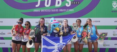 JUBs Praia 2022: MS fatura prata e bronze no beach tennis e vai à semifinal no vôlei de praia