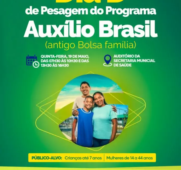 Prefeitura de Caracol realiza Dia D de Pesagem do programa Auxílio Brasil, antigo Bolsa Família