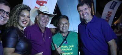 Em Três Lagoas, Riedel encerra giro pelo Bolsão recebendo homenagem e ouvindo lideranças