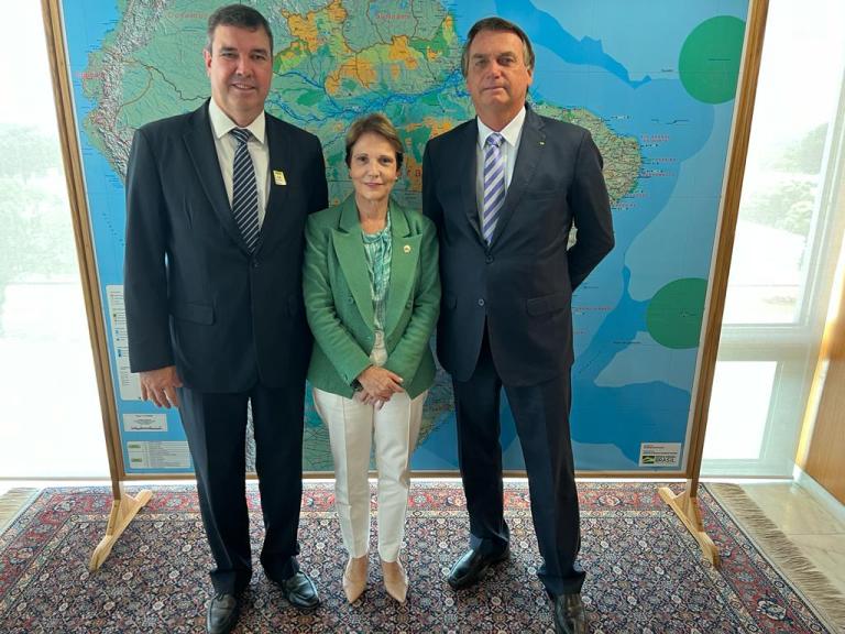 Bolsonaro vai oficializar apoio a Riedel na pré-campanha ao governo