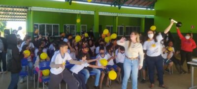 Escola Municipal Inácio Silvestre Monteiro de Caracol recebeu ação da Assistência Social da campanha Faça Bonito