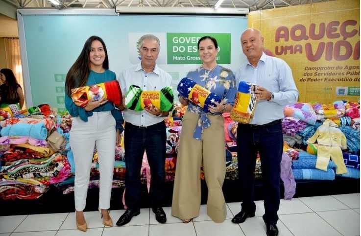 AGEMS supera expectativa e arrecada 3,2 mil peças e cobertores para Campanha do Agasalho