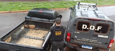 Homem é preso traficando maconha e cocaína em fundo falso de veículo