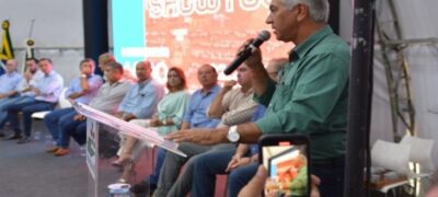 Governador entrega obra e participa da abertura do Showtec em Maracaju