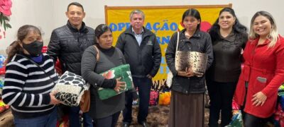 Prefeitura de Bela Vista entrega cobertores às pessoas atendidas pelos CRAS