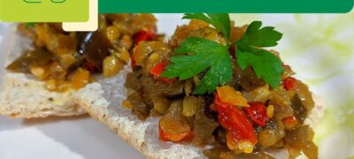 Receita Saudável: antepasto de berinjela  