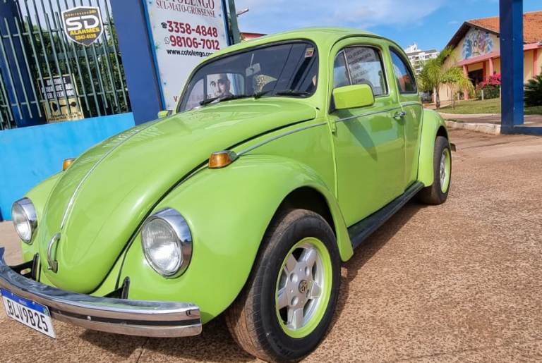 Missa em ação de graças lança rifa de FuscãoLengo, o fusca verde do Cotolengo