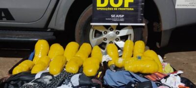 DOF apreende droga em ônibus e van em Ponta Porã e Amambai