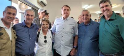 Riedel e Bolsonaro conversaram durante todo o trajeto do aeroporto ao Jardim Canguru