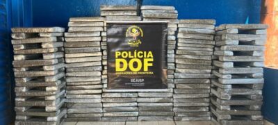 Dois homens são presos pelo DOF com mais de 122 quilos de drogas em veículo furtado este ano em Brasília