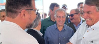 Depois de recepção a Bolsonaro, Marcos Pollon acompanha presidente em agenda na Capital